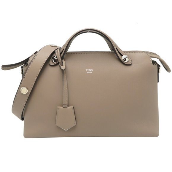 FENDI Beige Leather Bag - Picture 1 of 10
